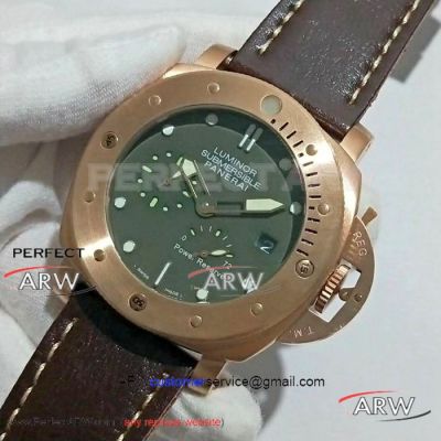 Perfect Replica Panerai Submersible PAM00507 watch Rose Gold 47mm